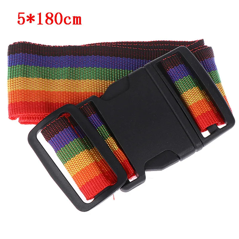 Travel Luggage Strap Adjustable Password Lock Packing Belt Baggage Secure Lock Anti-theft Luggage Strap Bundling Belt