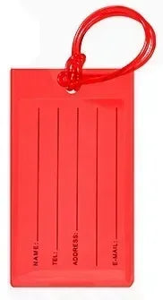 1pcs PCS Luggage Tag Boarding  PVC Baggage Tags Travel Accessory Women Men Suitcase ID Address Name Holder Bag Label