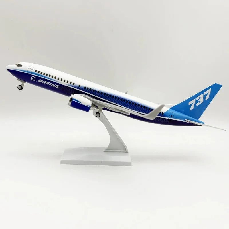 30cm 1/240 Scale A380 B747 B737 Prototype Airways airplane kids toys Model Simulation Aircraft Diecast Resin with Base Display