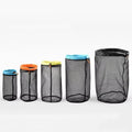 5Pcs Drawstring Storage Bags Ultralight Mesh Camping Sports Accessories Traveling Bags Drawstring Storage Bag Climbing Organizer