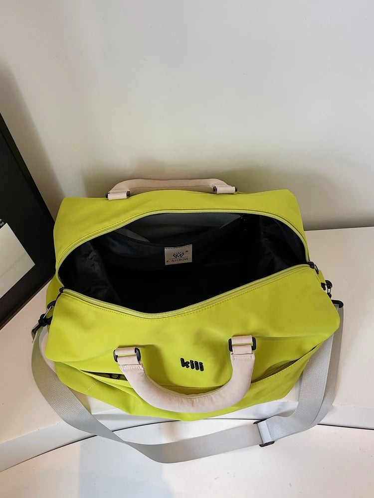 Lightweight Portable Korean Japanese Travel Bag Women's Fitn Bag Materni Bag Ort Trip Handheld Storage Lage Bag