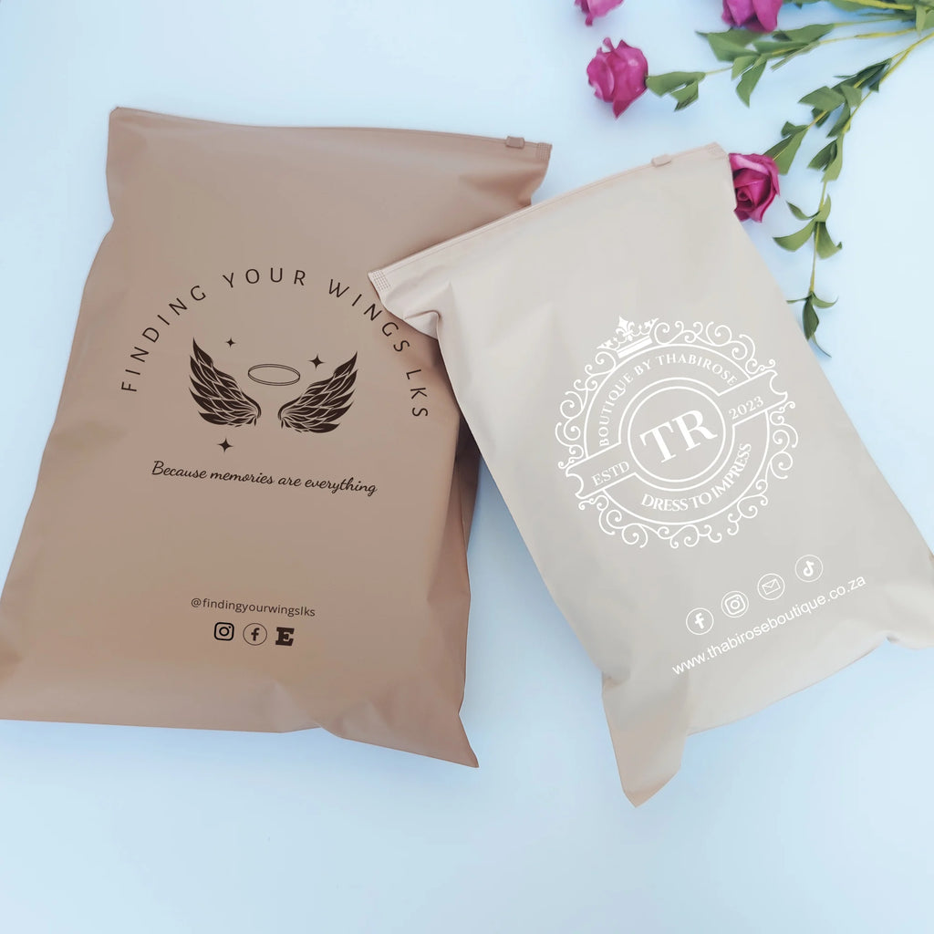 50pcs Frosted zip seal ziplock plastic bags for clothing Zipper Bags with Logo Printed for Clothing Coat Jeans Hoodies Package