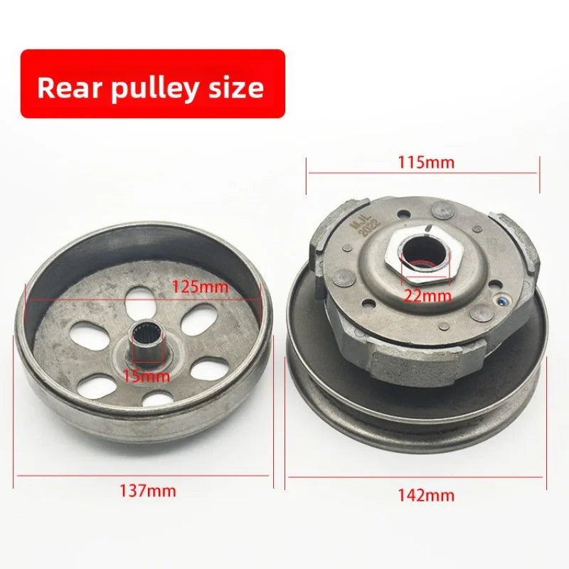 Applicable to Guangyang GY6125 front and rear belt pulley assembly 150 driven wheel clutch release block driving disc.