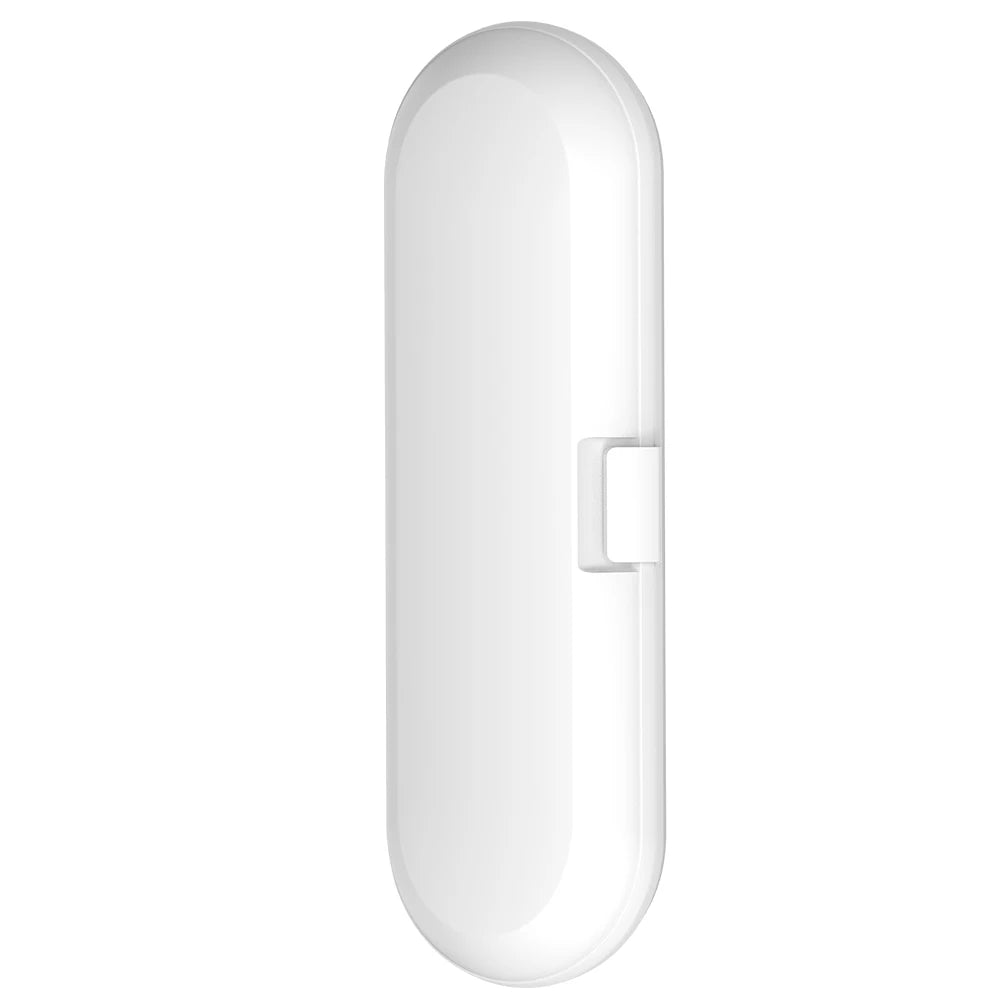 Portable Electric Toothbrush Travel Case, Compatible with Oral-B & Philips Sonicare, Fits 1 Handle and 2 Replacement Brush Heads