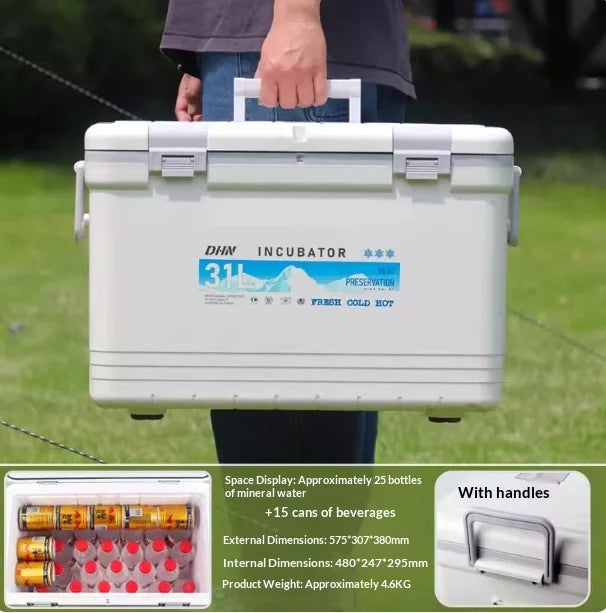 Portable 12V Car Compressor Fridge Mini Refrigerator Camping Travel RV Boat Temperature Control Energy Saving Quiet Ice Box