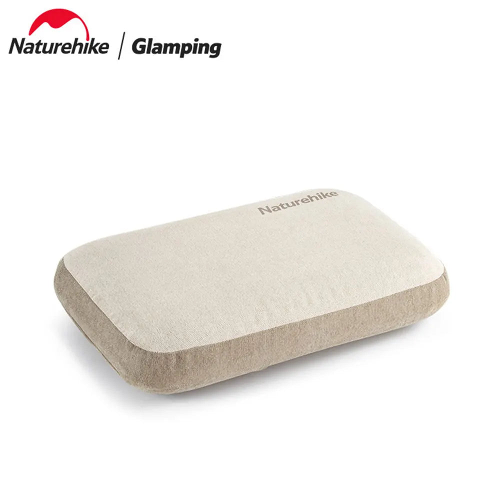 Naturehike-Camping Square Pillow,Memory Cotton, Comfortable Inflatable Pillow/Pillowcase,Portable Outdoor Sleeping Supplies