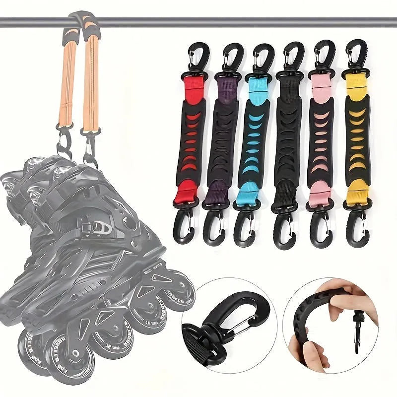 1pc Skate Shoe Hook For Inline Skates Inline Speed Skats Roller Skates 33cm Ski Boot Strap Strength Hook Nylon For Outdoor Sport