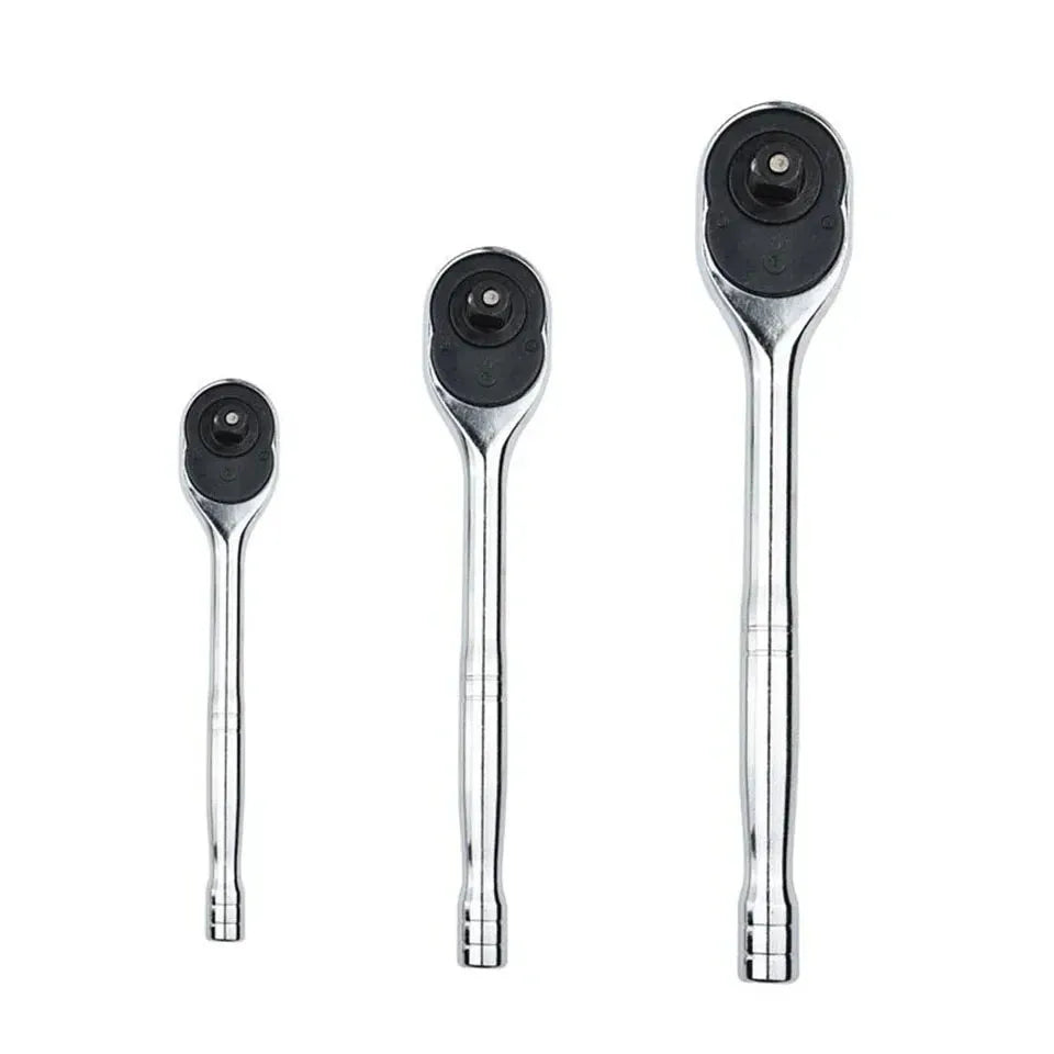 24 Teeth Quick Release Ratchet Handle Narrow Place Using More Than Normal Ratchet 1/4“ 3/8” or 1/2“ Drive