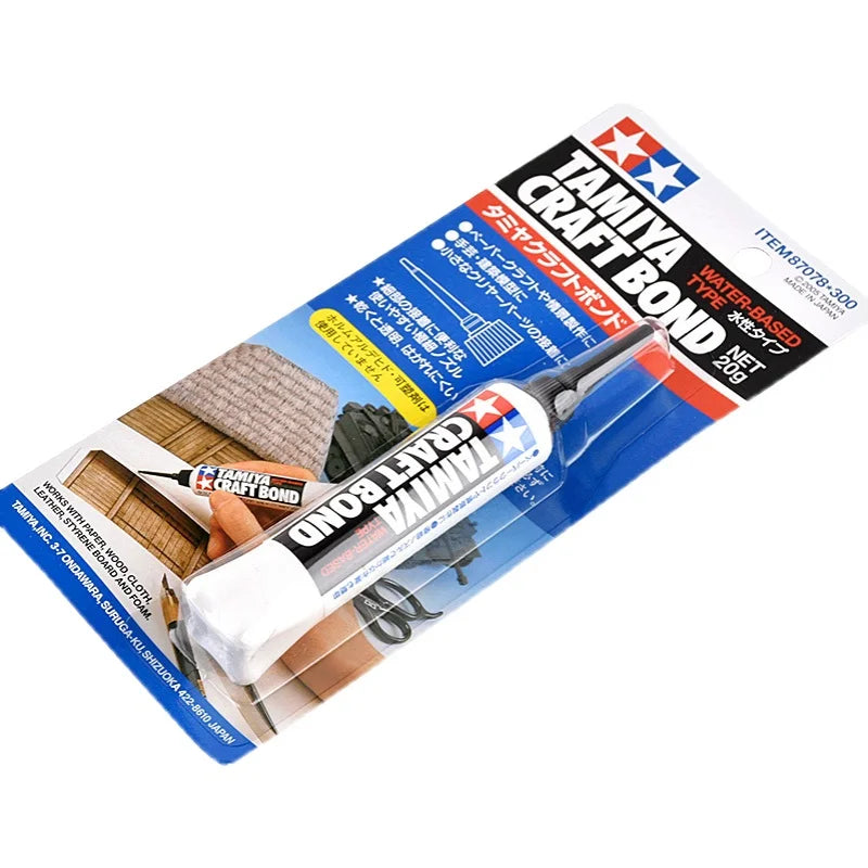 TAMIYA 87078 Craft Bond 20g Water-Based Type Transparent Adhesive Diorama Glue Model Finishing Material Hobby Craft Tools