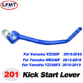 For Yamaha YZ125 YZ250 YZ250X YZ250F YZ450F YZ250FX YZ450FX WR250F WR450F Motorcycle CNC Forged Kick Start Starter Lever Peda
