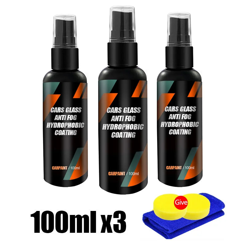 Motorcycle Helmet Water Repellent Spray Anti Rain Coating For Car Glass Hydrophobic Anti-rain Car Windshield Mirror Polish Kit
