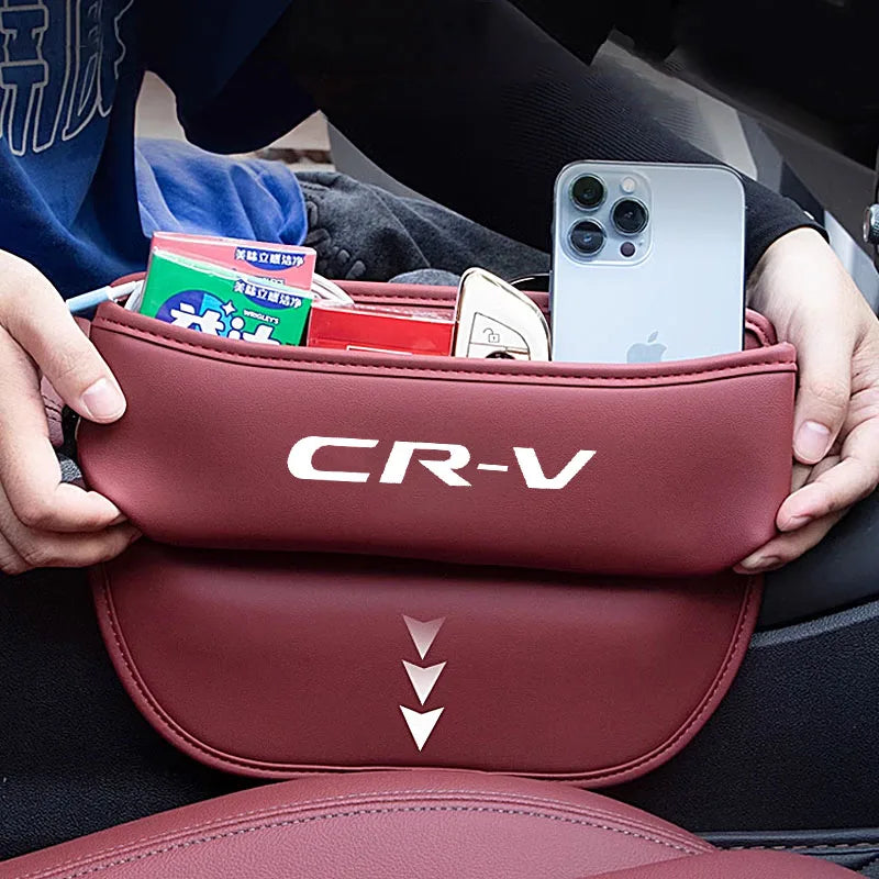 Car Seat Crevice Storage Box Seat Gap Slit Pocket Catcher Organizer For Honda CRV CR-V 2018 2015 2016 2017 2019 2020