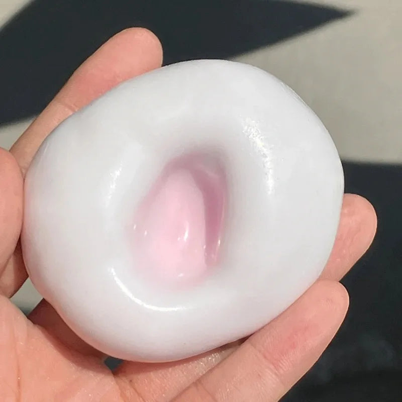 Shapeable Vacuum Squishies Sand Ball Grape Stress Ball Stress Relief Noisy Ball Desktop Squeezing Soothing Toy Birthday Gift