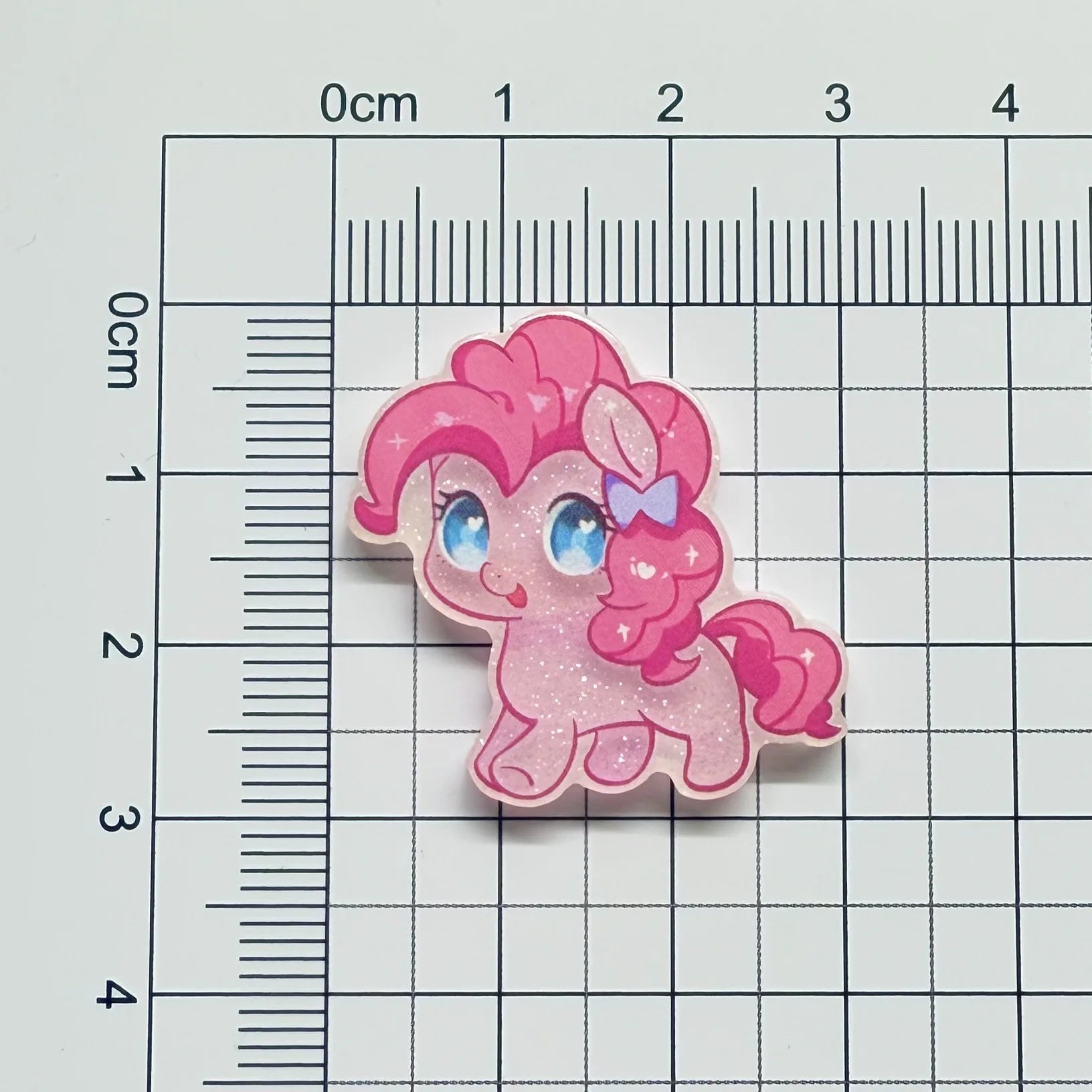 10pcs Cartoon Cute Super Q Pony Acrylic Hair Clip Side duckbill Clip Girl Headwear Small Broken Hair Hairpin