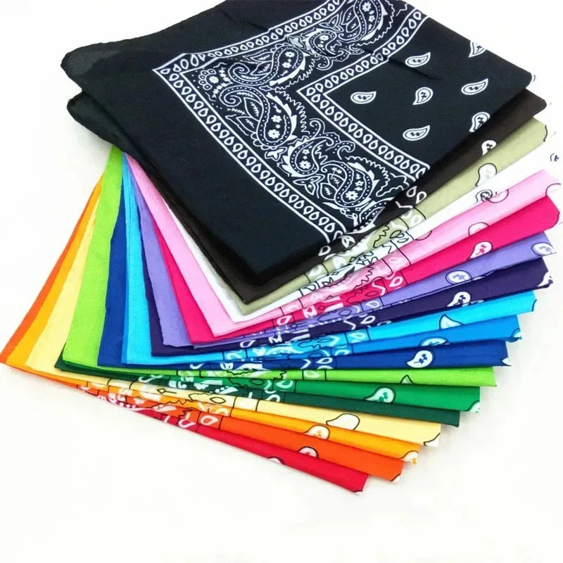 1/10/20Pcs Hot Sell Kerchief Bandana Hip Hop Fashion Headband Neck Scarf Sports Headwear Wrist Wraps Head Square Scarves