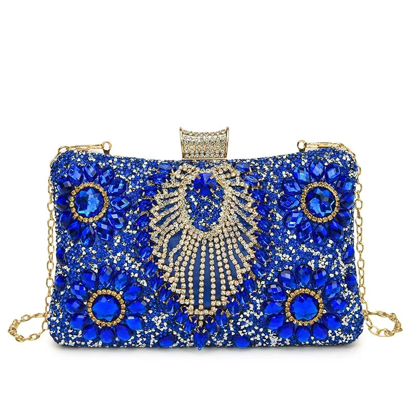 Brilliant Diamond Evening Bags Shoulder and Crossbody Bags Super Cool Personality 2025 Designer New Style Handbags for Women New