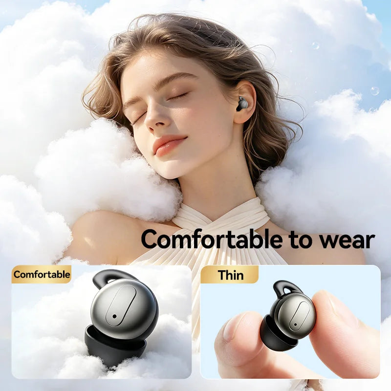 Acer Ohr799 Wireless Bluetooth Sleep Headphones with In-Ear Design, Noise Reduction for Calls, Comfortable to Wear, No Pressure on the Ears When Sleeping on the Side, Stereo Sound Effect, Mini, Compact and Portable