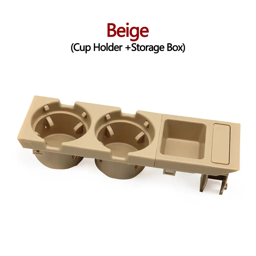 Car Front Center Console Drink Water Cup Holder And Storage Box Coin For BMW 3 Series E46 1998-2006 323i 318i 320i 51168217953