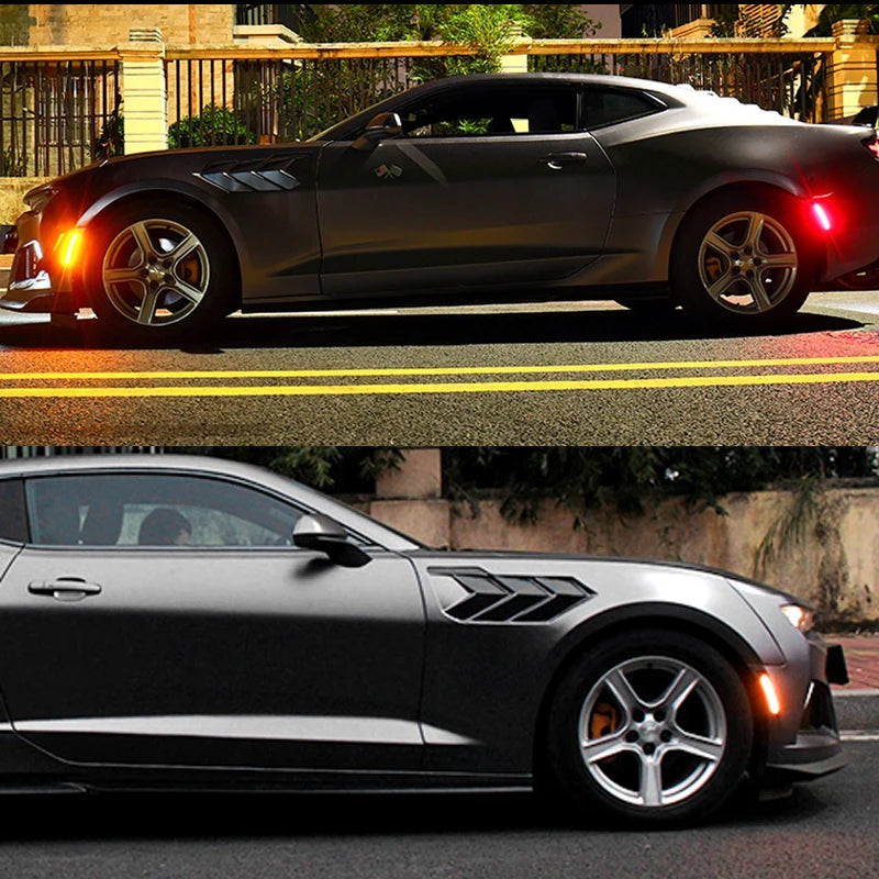 For Chevy Camaro Front Rear Side Marker Light Assemblies Turn SignalLights/Driving Lights,Replace OEM Sidemarker Lamps 2016-up