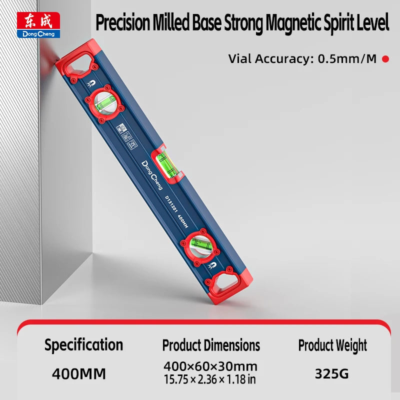 1pcs Magnetic 360 Measurement Protractor Angle Detector Aluminum Inclination Gauge Horizontal Angle Slope Test Ruler