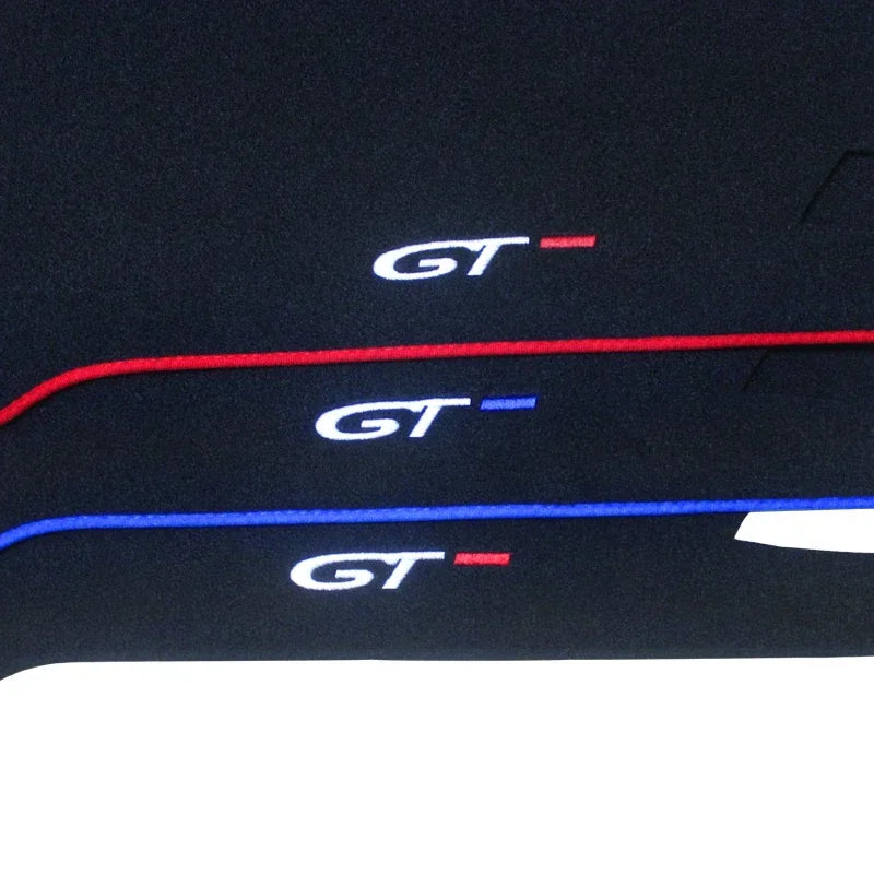 For Peugeot 3008 5008 GT 2016~2025 Hybrid Car Center Console Dashboard Sunshade Anti-UV Carpet Non-slip Mat Interior Accessories