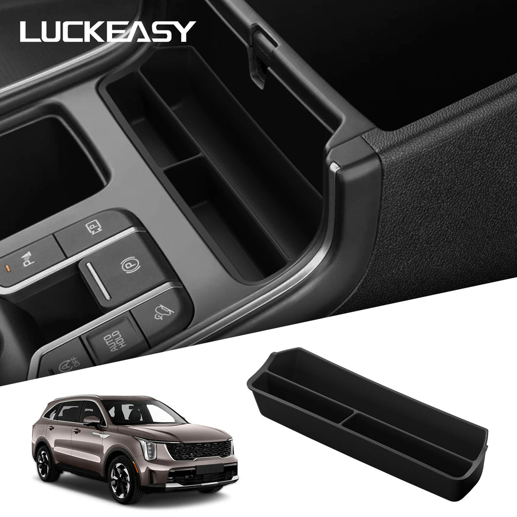 LUCKEASY for Kia Sorento 2021-2025 Central Console Storage Box Car Accessories Organizer Storage Case In Front Of Armrest Box