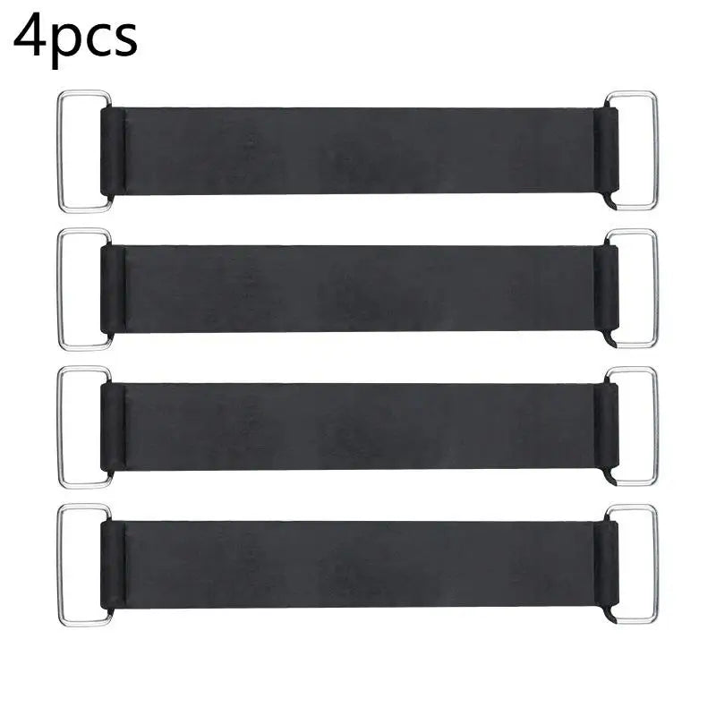 Suitable For All Motorcycles, Tricycles, And Scooters 2/4 Pack Of Motorcycle Rubber Battery Retaining Straps,