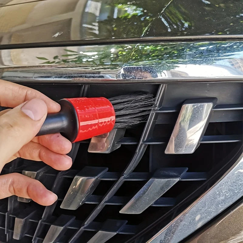 10pcs Detailing Brush Set Car Brushes Car Detailing Brush For Auto Cleaning Dashboard Air Outlet Wheel Wash Maintenance Tool