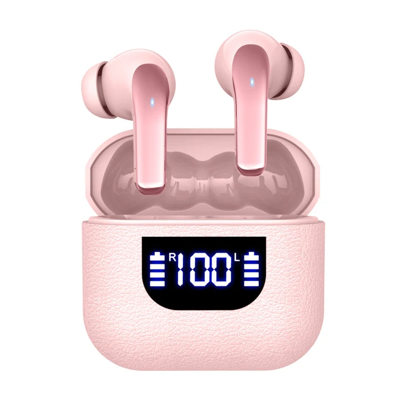 Wireless Bluetooth earphones, intelligent noise cancelling microphone, 48H battery life, heavy bass wireless earphones