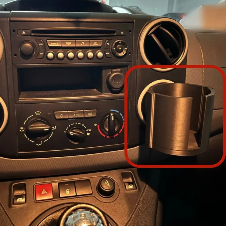 1PC For Peugeot Partner Citroen Berlingo Car Interior Cup Holder Mounts Phone Holder Push Storage Car Interior Accessories
