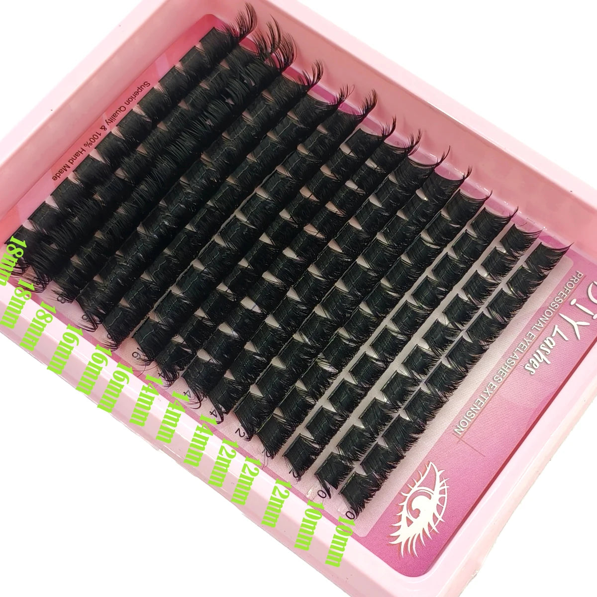 8D Eyelash Clusters Fluffy Lash Clusters Thick 168pcs150D200D Cluster Eyelash Extensions DIY At Home Individual Lashes Cluster