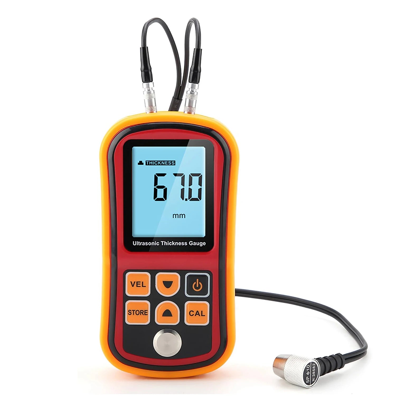 Ultrasonic Thickness Gauge For Cars Metal Meters Paint Thickness Tester Measurement 1.0-300mm Suitable For Various Materials