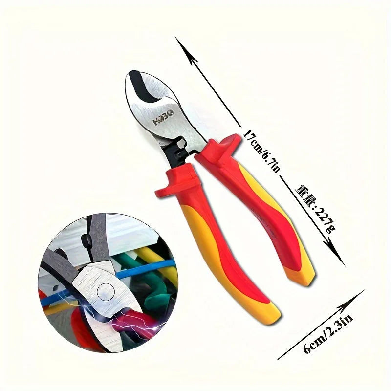 6/7/8 Inch Professional Cutting Pliers Wire Stripping Tool Side Cutter Cable Burrs Nipper Electricians DIY Repair Hand Tools