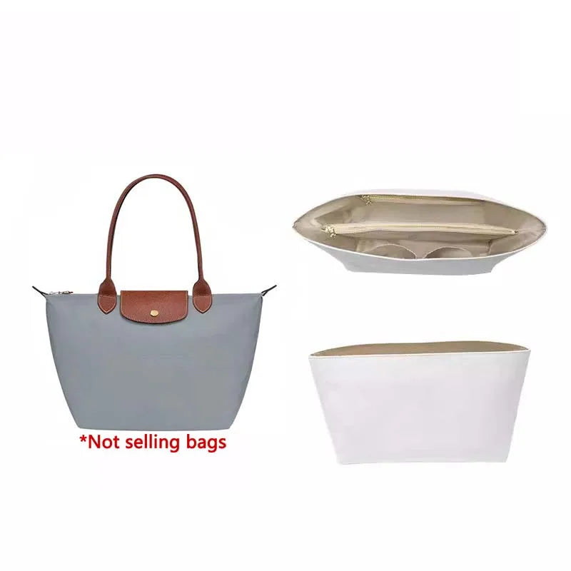 Bag organizer insert for Longchamp mini bag support purse insert handbag liner bags accessories