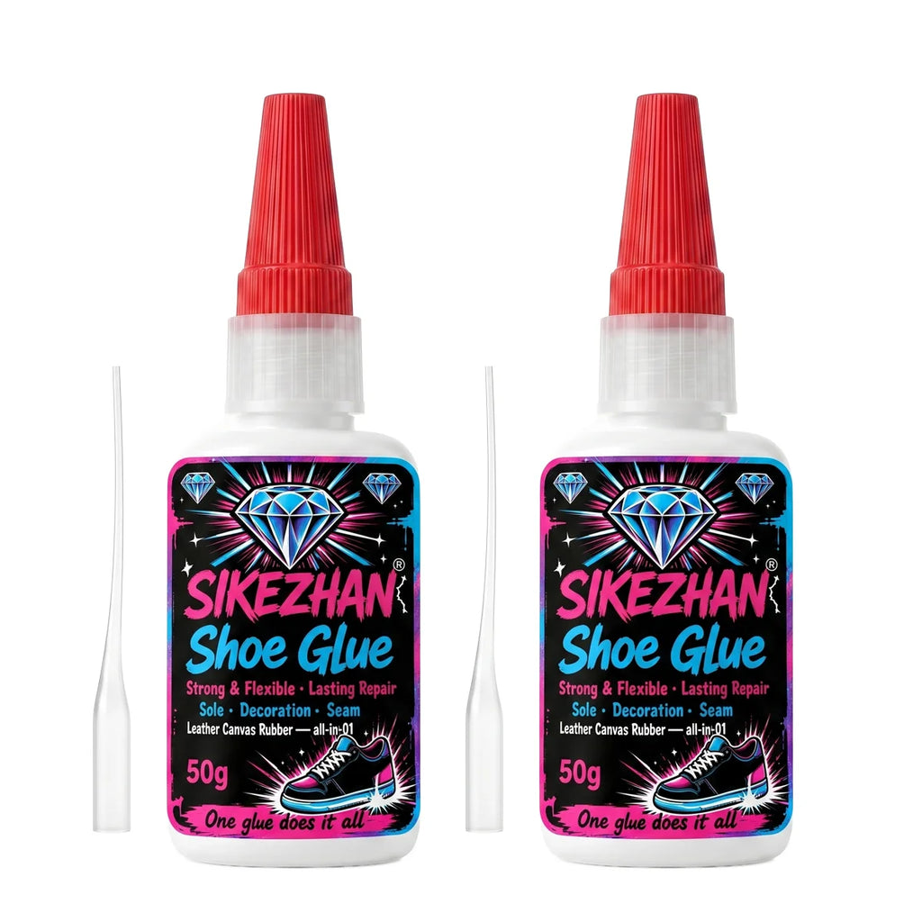 Instant Shoe Sole Repair Glue for Athletes, Waterproof Transparent Adhesive for Hiking Boots & Basketball Sneakers, 50g
