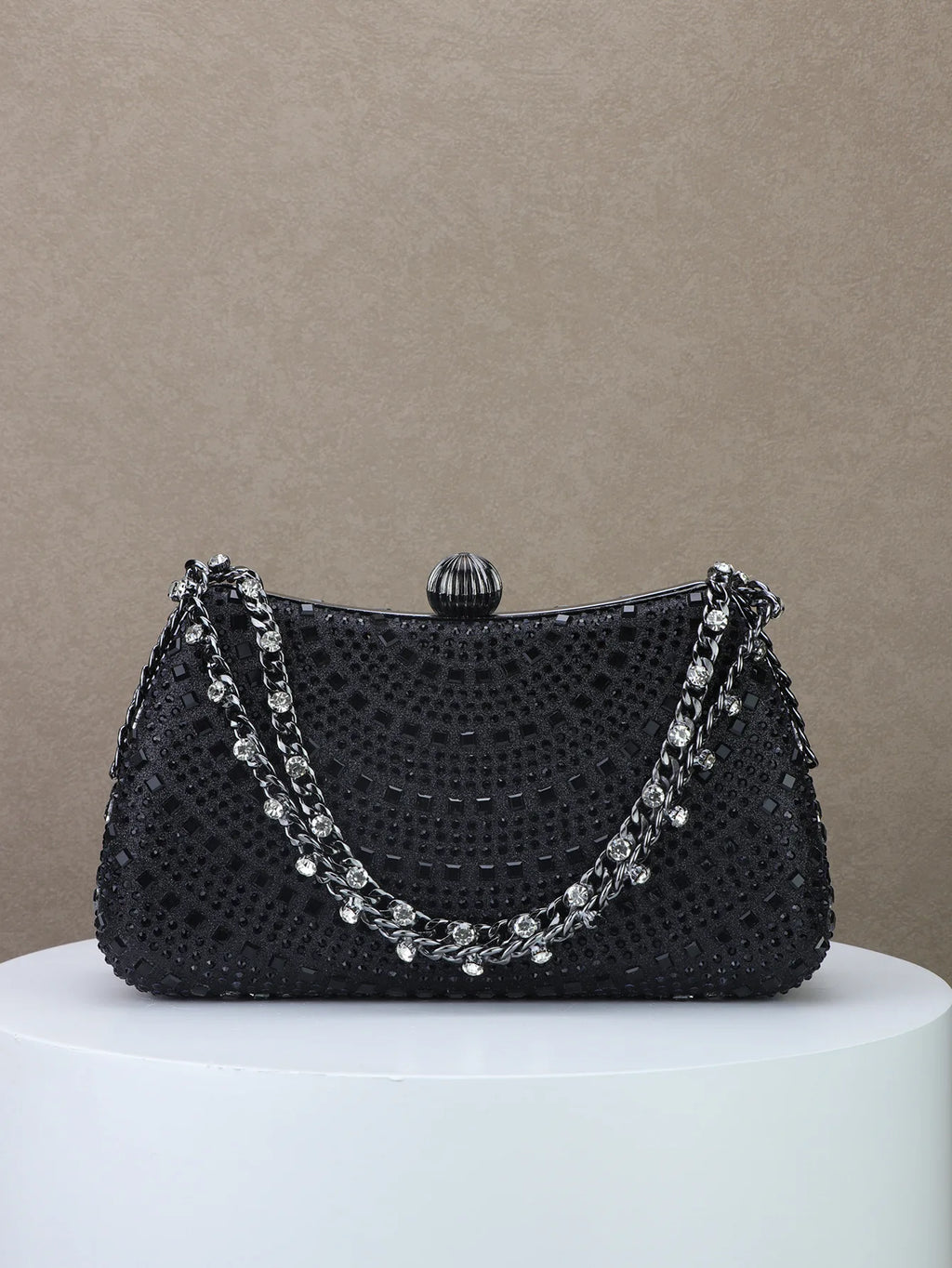 2026New model full diamond sparkling bridal handbag, dress bag, evening bag, banquet bag, mother of the bride wedding bag