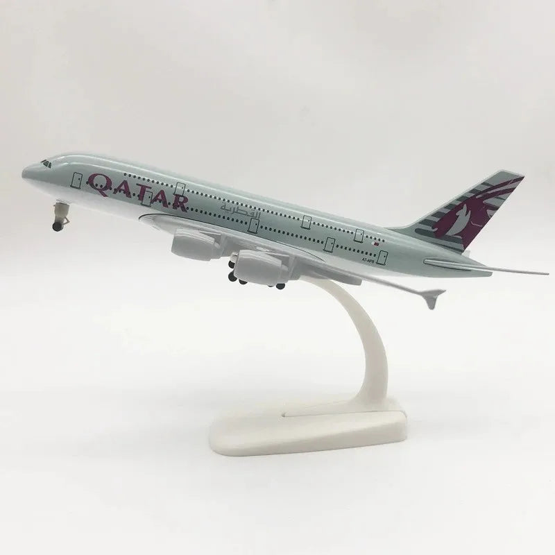 1/400 Scale 20CM Alloy Antonov An-225 "Mriya" A380 330 747 777 Airplane Diecast Model Child Toy For Gift Collectible Miniatures