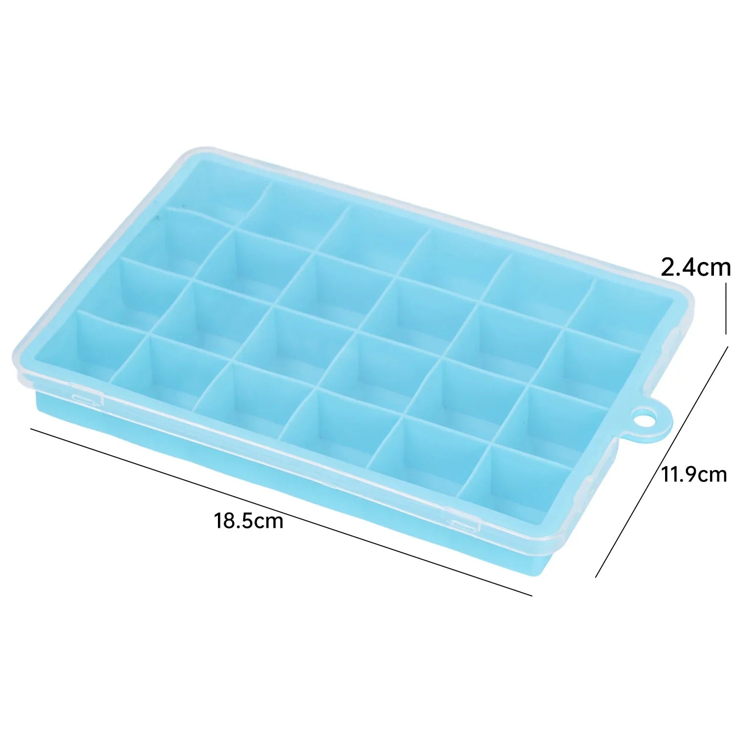 Silicone Ice Cube Mold Reusable Square Ice Cube Molds with Lid Whiskey Cocktail Freezer DIY Ice Maker Barware Kitchen Gadgets