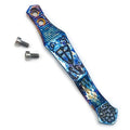 8 Types CNC Knife Titanium Pocket Clip With Screws for Rick Hinderer XM18 XM24 Knives Punisher Cross Horse Head  Claw Pattern