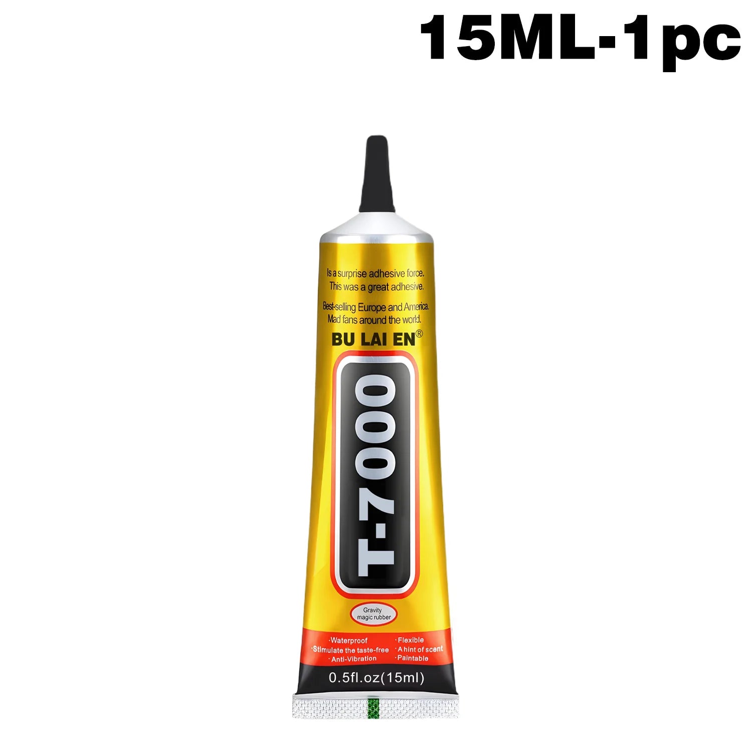 T7000 Upgrade Black Contact Cellphone Tablet Repair Adhesive,Strong Multi-Purpose Glue liquid Precision Applicator Glue.