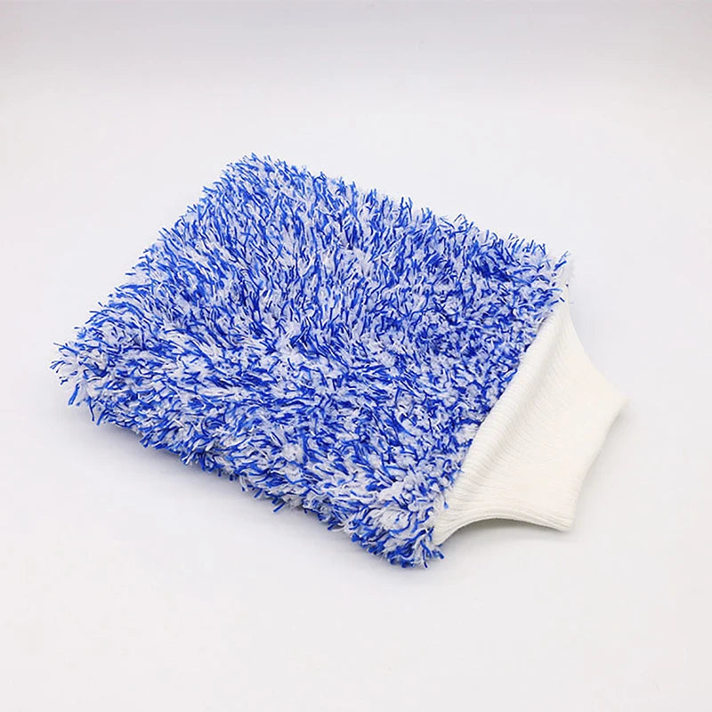 High quality1Pc Car Wash Microfiber Glove Wheels Wash Mitt Non-Slip Soft Easy To Cleaning Car Wheel Mitt Car Accessories