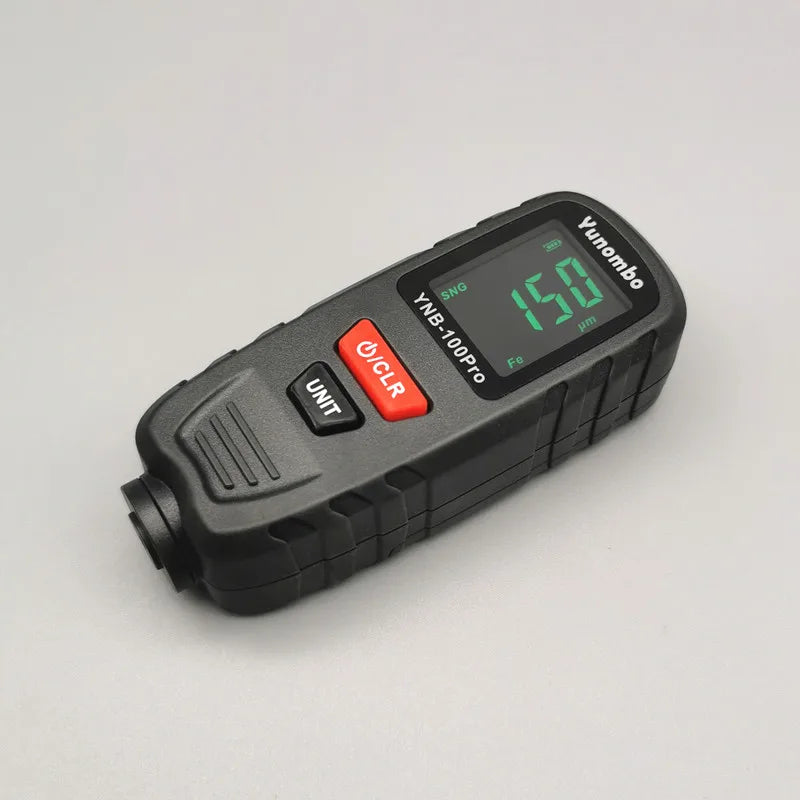 Yunombo New Release YNB-100Pro Fe NFe Fe+Zn Mini Film Thickness Meter Coating Thickness Gauge Car Paint Thickness Tester