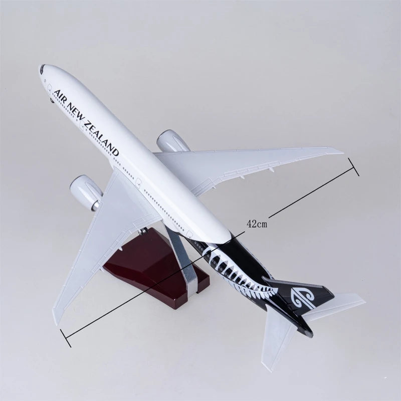 Die-Cast Model B777 Air New Zealand Aircraft Plane 1/157 Scale 47cm Diecast Aviation Toys Airplane Models For Adults