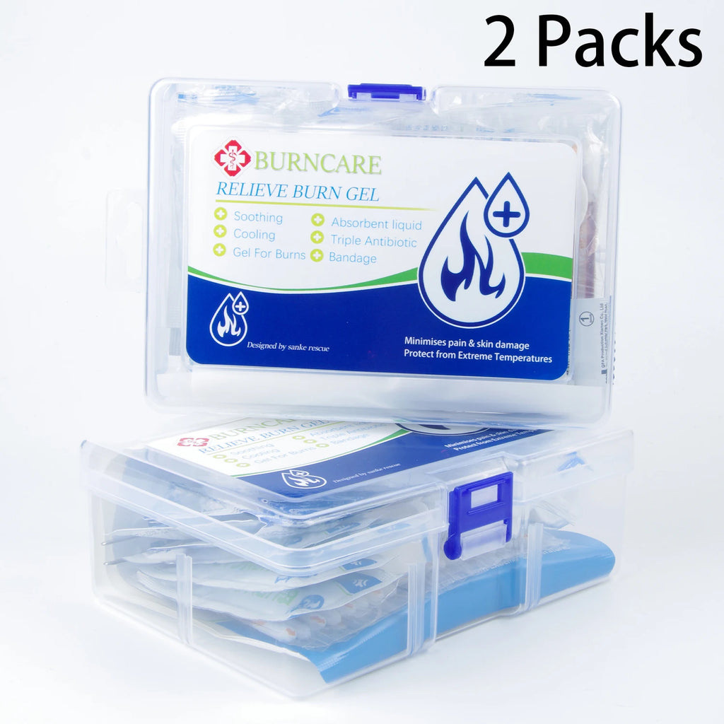 Sanke Rescue Burn Dressing Scald Burn Care Gel Sunburn Gel Cooling Soothing Cream Relieve Scalds Wound for IFAK First Aid KIT