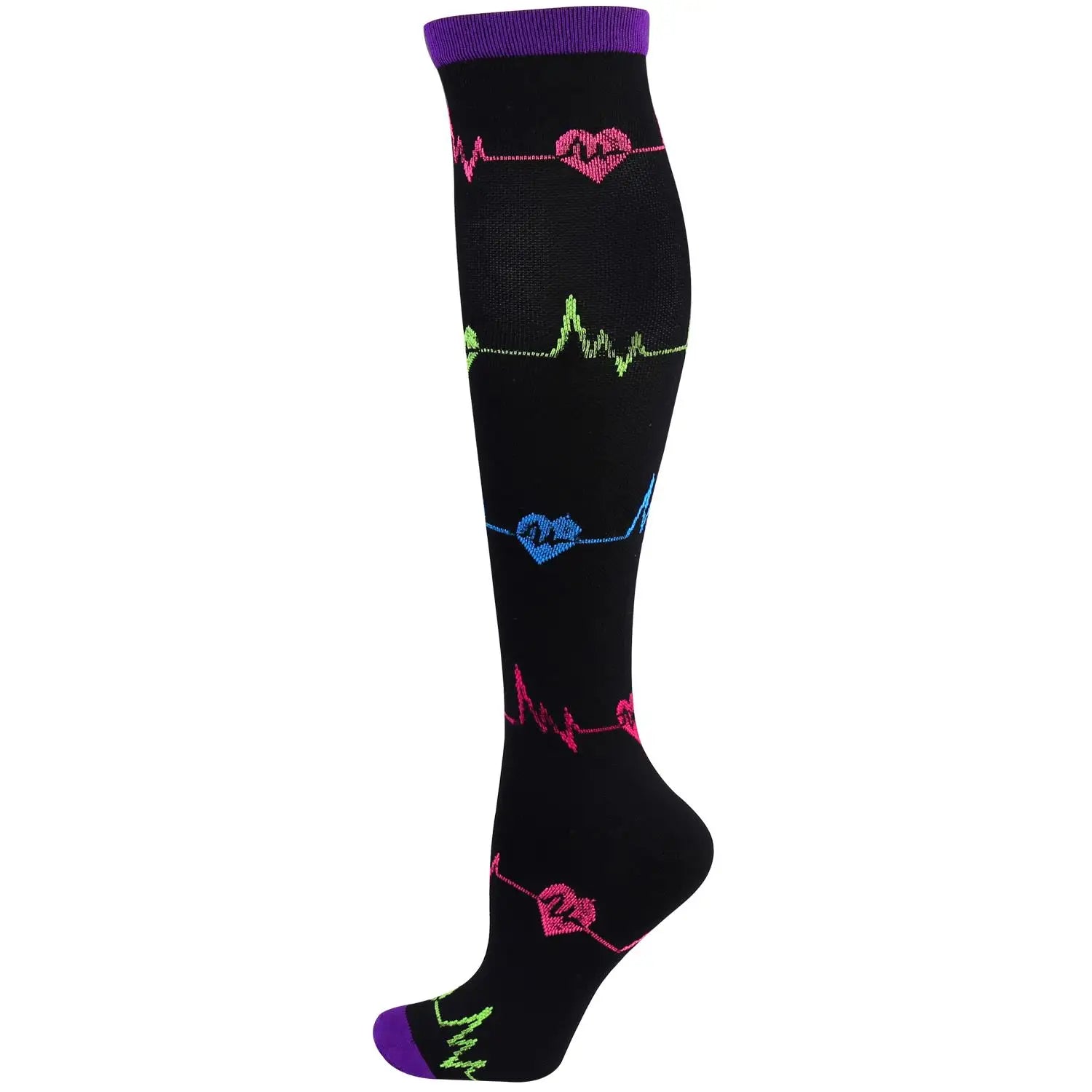 New Compression Socks Men Best Graduated Athletic 20-30 Mmhg Nursing Socks Fit For Running Flight Travel Compression Sport Socks