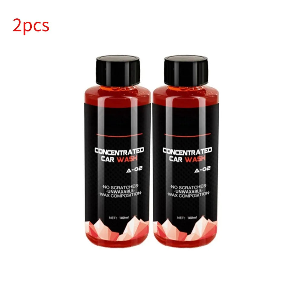 100ml Car Cleaning Foam Large Capacity High Concentration Super Foam Car Wash Liquid Auto Washing Shampoo Foam 1/2/3/4/5/10pcs