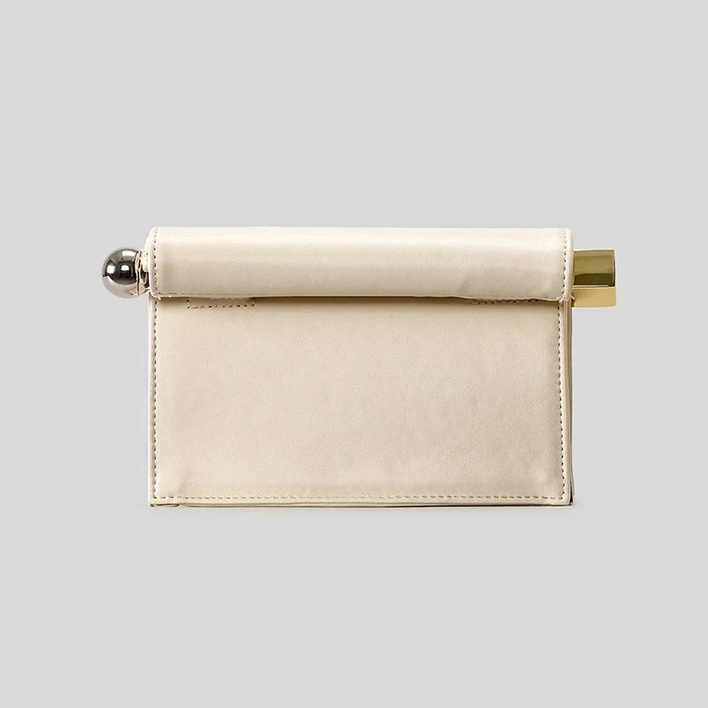 Luxury Designer Handbag for Women New Fashion Take-out Clutch with Metal Dreses Purses Prom Bag for Ladies Crossbody Bag