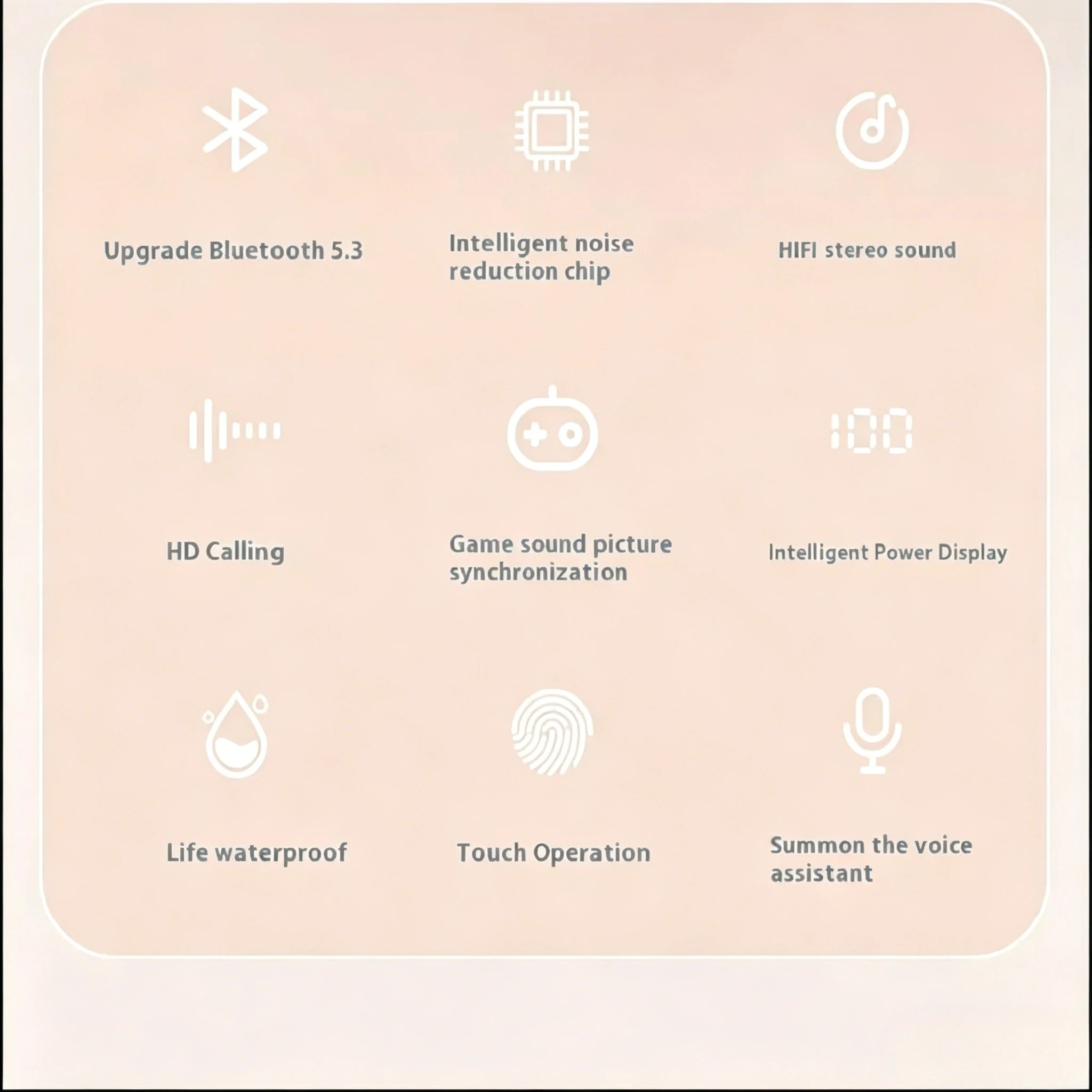 Mini Wireless Earphones Bluetooth 5.4 Headphones with Great Endurance Earbuds With Mic Lightweight for Sleepy Music Video