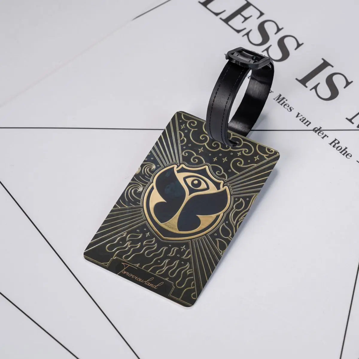 Custom Tomorrowland Luggage Tag Privacy Protection Belgian Electronic Dance Music Festival Baggage Tags Bag Labels Suitcase
