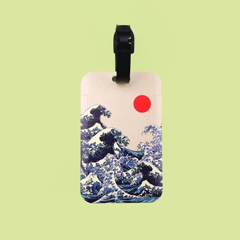 Creative Luggage Tag Inspired by Van Gogh's Art, the Perfect Travel Accessory Includes Portable ID Tag for Suitcase  Anti-Lost